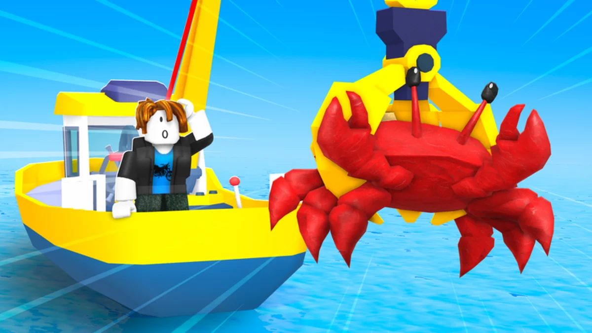Official Claw Fishing artwork behind the items call to action